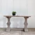 Import antique rustic wood wall console table for living room from China