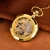 Import Antique Skeleton hollow mechanical watches Hand Winding mechanical pocket watch from China