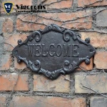 Antique welcome door plates for sale
