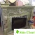 Import Antique white electric fireplace,white onyx fireplace from China