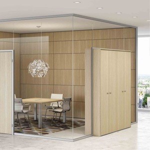 AQUARIUS single glazed partition system office partition office wall demountable partition space management acoustic certified