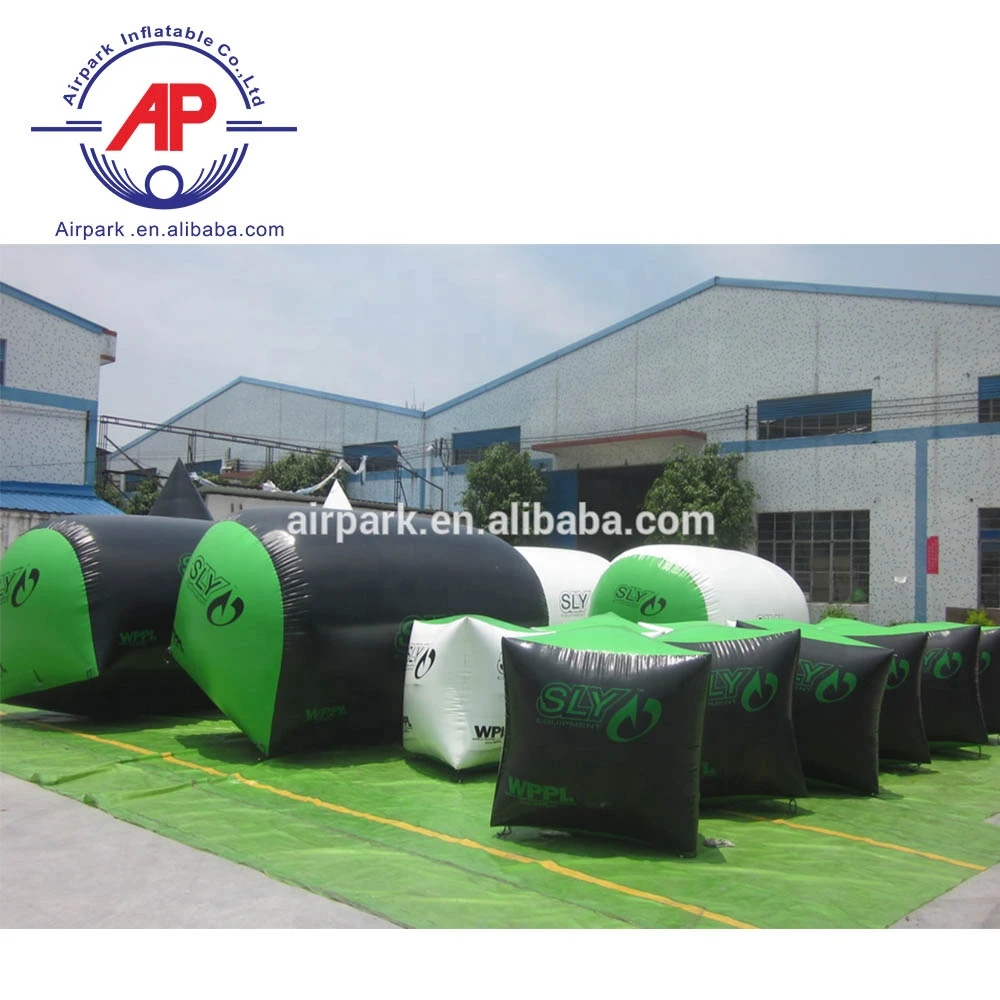 Archery tag field air ball inflatable paintball bunker