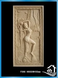 Art decoration nude wall relief
