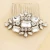 Import Austrian Crystal Hair Comb Wedding Hair Accessories Women Hairpieces Bridal Hair Combs Hairpins Clips from China