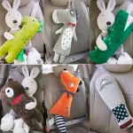Auto cartoon animal Pillow Car Safety Seat Belt Protect Shoulder Pad Adjust Vehicle Seat Belt Cushion for Kids
