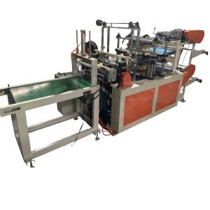 Automatic Waste Removing Disposable Plastic Glove Making Machine