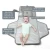 Baby Changing Mat Portable Travel Changer Station Waterproof Diaper Pad Diaper Pouch Folding Diaper Clutch Travel Kit