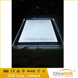 Backlight Acrylic Plexiglass LED Backlit Picture Frame Light Crystal Box Shenzhen LED Panel Light