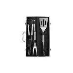 Barbecue Grill Utensils Kit, Stainless Steel BBQ Grill Tools Set in Aluminum Case