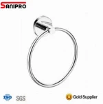 Bath towel hanger rings for bathrooms