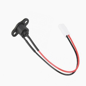 Battery Power Charger Interface Cap Plug Power Charger Interface Line &amp; Plug Cap Charging Port Cable Kit for xiaomi m365 scooter