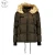 Import beautiful VF lady plus size women clothing Jacket With Faux Fur Hood winter coat women from China