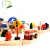 Import Beech colorful large wooden toy train with long track set 1 year old from China
