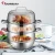 Import Best Large Universal Foldable Expandable Fish 3 Tier 12 Inch 10 Qt Cooker With Steamer Insert Stainless Steel Steamer Pot from China