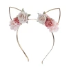Best Pricce halloween Headband cat ear beauty flower headband girls halloween Wedding Floral Accessories