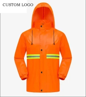 Best Quality Rain Coat Waterproof Jacket and Pant for Construction