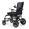 Best selling folding electric wheel chair Max Loading 130KG lightweight foldable electric wheelchairs