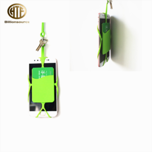 Best selling phone case silicone smartphone lanyard with card holder