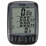 Bicycle Speedometer Wired Computer Stopwatch Water Proof Odometer LCD Screen Backlight Auto Clear Sunding SD-563A/SD-563C