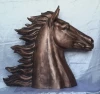 Big size innovative horse shape modern resin urn chinese funeral supply