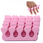 BIN Pink Color Soft Top Coat Gel Toe Separators & Toe Spreader