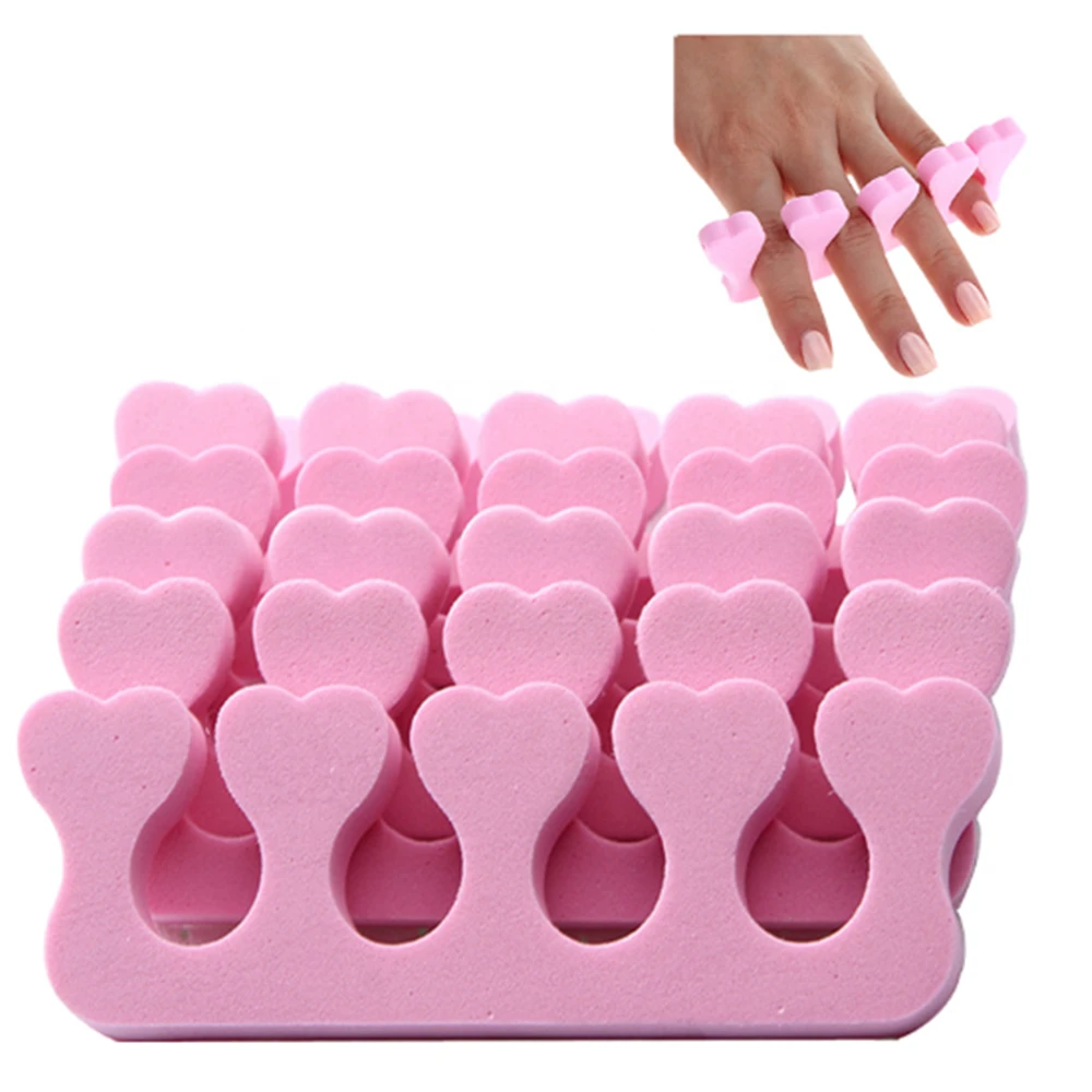 BIN Pink Color Soft Top Coat Gel Toe Separators &amp; Toe Spreader