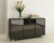 Import black painting with door and drawer sideboard from China