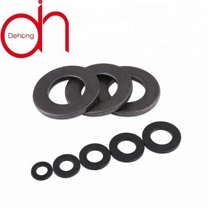 Black plastic customized size hard top quality gasket flat nylon washers for industry
