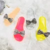 Bling Bowknot Women Shoes Flat House Ladies Rhinestone Slippers Sandals for Women Shoes Slippers Slides Sandal Jelly Shoe