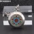 BOAMIGO Russian Vingtage Silver Soviet BOLSHEVIK Mechanical FOB Pocket Watch Mens Military Pendant Watch Chain