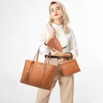 Bolsas Femeninas PU handbags leather large luxury tote bag with tassels
