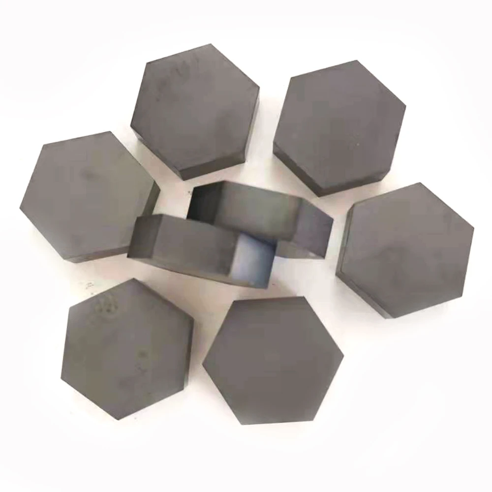 Boron carbide ballistic insert Silicon carbide tiles for anti riot armor plate