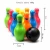 Import Bowling Pins Ball Toys Small Plastic Bowling Set Fun Indoor Game with 10 Mini Pins and 2 Balls Educational Toy Great For Kids from China