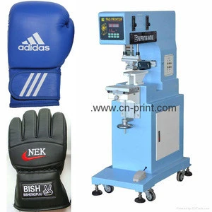 Boxing gloves tampo pad printing machine /1 color box set pad printer /single color glove pad printing press