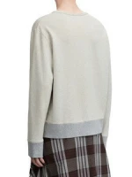boys campus casual melange crew neck sweatshirt