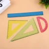 Brand new plastic set measuring triangle ruler with high quality