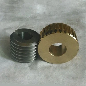 Brass material alloy worm and worm gear