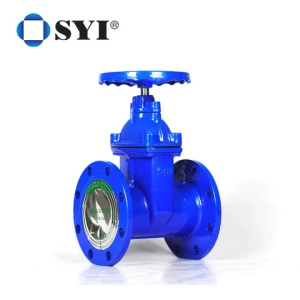 SYI Pn10/16 BS5163 Soft Seal Non Rising Stem Resilient Seated Gate Valve with Flanged Ends