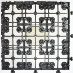Building material natural slate stone deck tile interlocking floor for outdoor