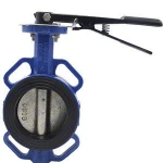 Bundor Handle Wafer Butterfly Valve Price List 8 inch butterfly valve