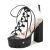 Import BUSY GIRL PL0433 Peep toe lace up slingback srxy platform high heel sandals womens high heels shoes from China