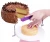 Import Cake accessories Adjustable SS wire cake slicer leveler cutter set with silicone spaluta Cake collar roll from China