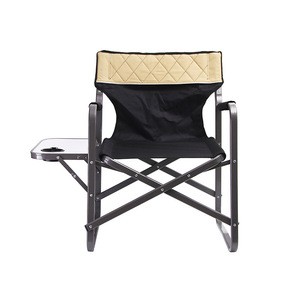 Camp Chair with Side Table Folding Beach Chair Portable Deck Chair for Tailgating Camping &amp; Outdoors