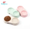 Candy Color Cat Bowl Water Pet Double Pet Feeding Dog Food Bowl