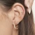 Import CANNER 2022 Women Jewelry Star Shape Zircon 925 Sterling Silver 18K Gold CZ Piercing Earrings from China
