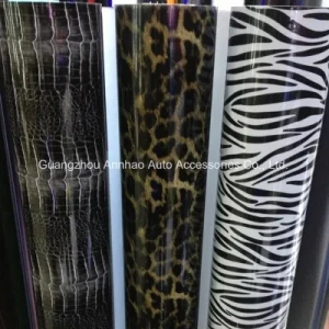 Car Body Sticker Design Animal Skin Vinyl Wrap with Air Bubble