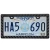 Import car frame license plate Custom car license plate frame metal from China