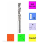 Carbide Ball Nose End Mills / Milling Cutters