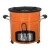 Import cast iron top cold rolled steel body charcoal stove with secondary air from China