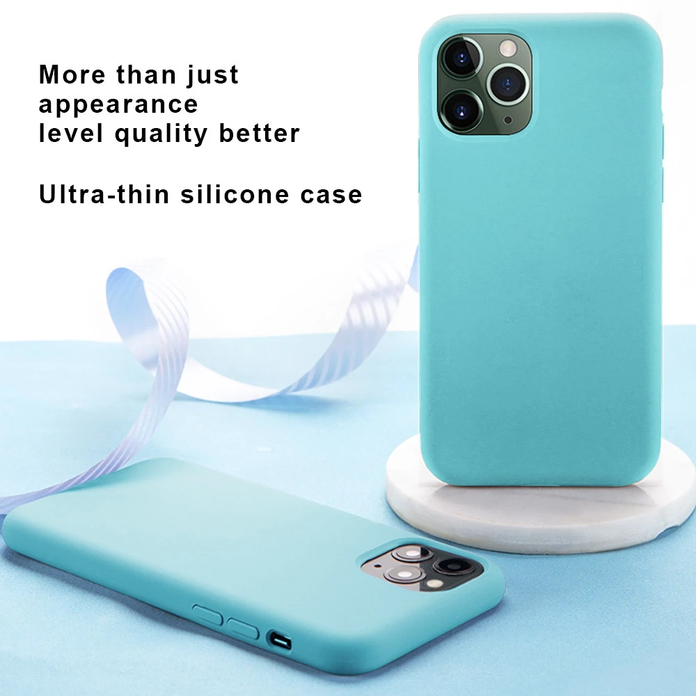 Cellphone Cases Wholesale Silicone Smart Mobile Phone Case for iPhone 7/8 Case Back Cover for iPhone 11